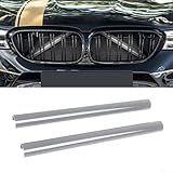 Elegante decoración de rejilla: mejora el aspecto de tu rejilla delantera con estas tiras de ABS específicamente diseñadas para coches E60, E65 y E66.