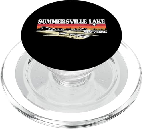 Fishing Boating Camping Lake Vacation Summersville Lake PopSockets PopGrip für MagSafe