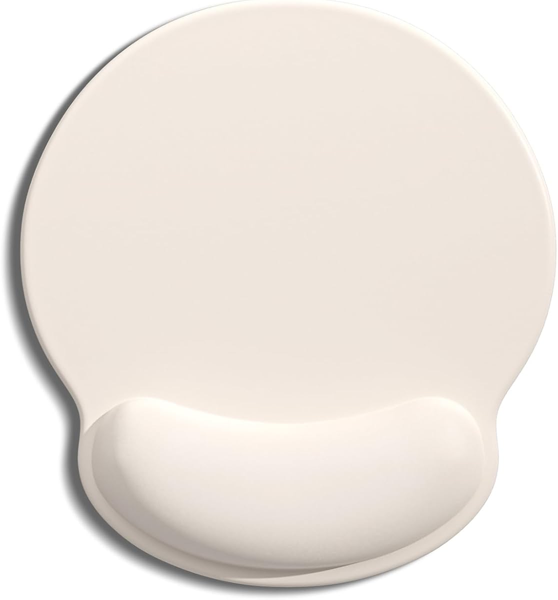 Auhoahsil Ergonomic Mouse Pad with Wrist Rest, Comfortable Silicone Non-Slip Computer Pain Relief Gel Mouse Mat with Wrist Support for Gaming, Work, Office, Women & Men, Cute Pattern, Beige : Office Products