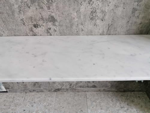 Ti Arrediamo Mensola in Marmo Carrara Misura 120x45x2cm FOTO REALI DELLA MENSOLA,mensolone in marmo carrara,bagno in carrara,mensola da bagno in marmo carrara,lastra in marmo carrara