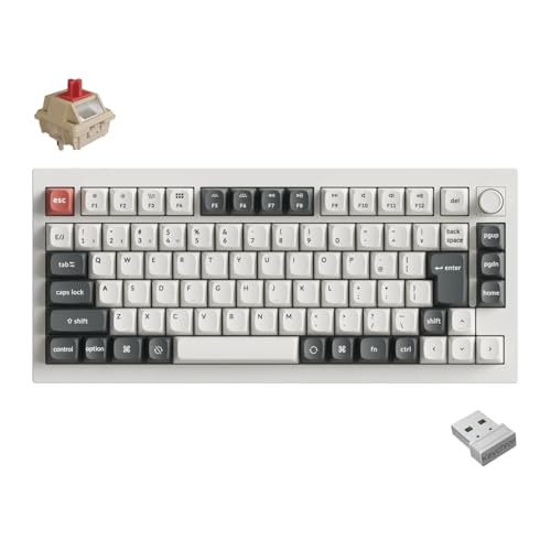 �y�������K�i�zKeychron Q1 Ultra 8K 75% ���J�j�J���L�[�{�[�h 8000Hz�|�[�����O���[�g 2.4GHz/Bluetooth/�L���Ή� CNC�A���~➑� �z�b�g�X���b�v�Ή� OSA�_�u���V���b�gPBT�L�[�L���b�v RGB�o�b�N���C�g