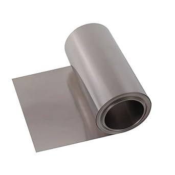 Metal Foil Sheet - 1000mm Length, 0.01-0.3mm Thickness, Ti > 99.9% for Scientific Research,Industrial Applications0.45mmx270mmx1000mm