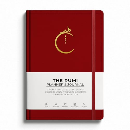 Agenda diaria 2 en 1 Rumi Planner para productividad y mentalidad positiva