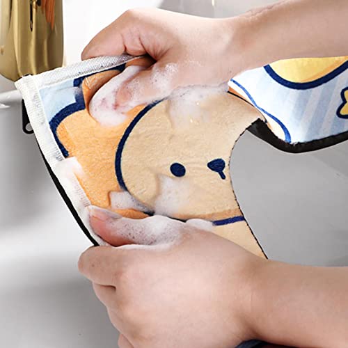 Nain Badezimmer Toilettenwärmer | Dickere, wärmere Toilettensitzkissen - Wiederverwendbares Cartoon-Badezimmerzubehör mit Griffen für Kindertoilettensitze Winterbäder – Bild 3