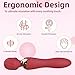 Handheld Massager 12 Powerful Modes Body-Safe & Waterproof Rechargeable Quiet Vibration for Body Relaxation Electric Portable Massage Tool for Neck, Back, Arms, Legs