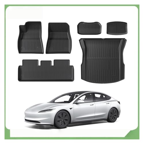 Tapis de sol Tesla Model 3 imperméables et résistants - 2