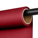 Picture of Semessilah Seamless Photography Background Paper Roll, Blue Photo Paper Backdrop for Photography, Video and Streaming (Flame, 53" x16')