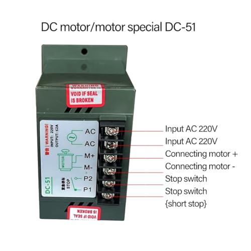 Control de velocidad DC51 de 50 Hz para motor mini y herramientas 2