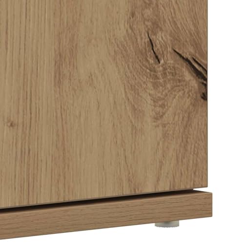 Vidaxl Armadio Per Scarpe Rovere Artigianale 80X39X180 Cm Legno Ingenerizzato - 5