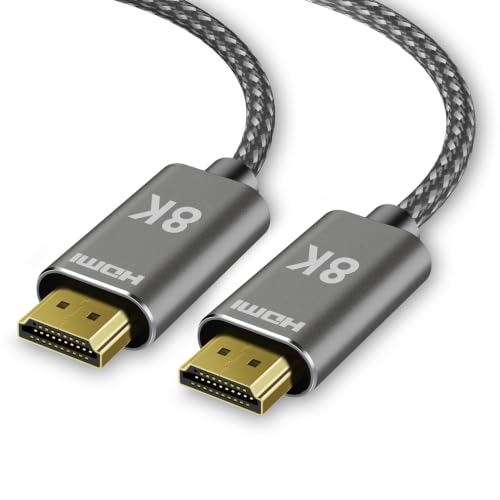 Cable HDMI 2.1 fibra óptica 8K de 15 metros de ultra alta velocidad 48 Gbps trenzado