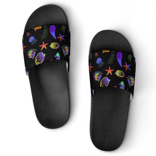 Pantoufles de Bain Antidérapantes Femme : sandales sécurité et confort coquille