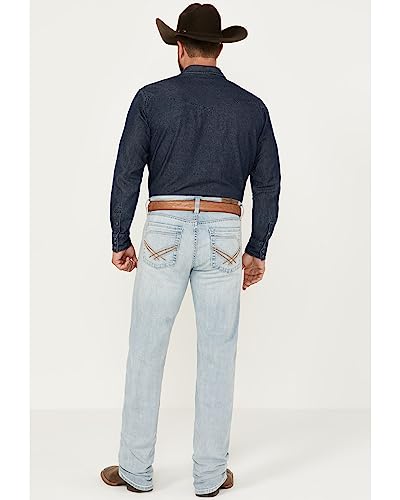 Cody James Men's Jamestown Wash Jackson Slim Straight Stretch Denim Jeans Light Wash 33W x 32L US3