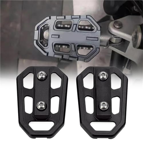 Repose-pieds moto larges en alu pour rouler confortablement en F850GS et F750GS