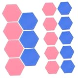 SUPVOX Set 20 Pezzi Scacchi Esagonali in Plastica 3 Cm, Gioco Da Tavolo Educativi Per Ragazzo Ragazza, Accessori Portatili Per Casa, Scuola, Viaggi e Intrattenimento