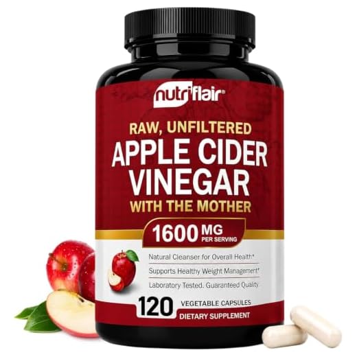 Apple Cider Vinegar Capsules with The Mother - 120 Vegan ACV Pills - Best Supplement for Healthy Weight Loss, Diet, Keto, Digestion, Detox, Immune - Powerful Cleanser & Appetite Suppressant Non-GMO
