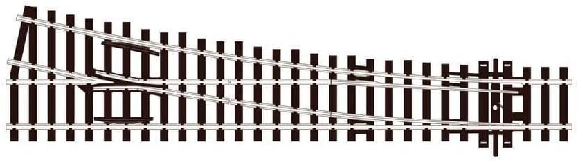Peco HO Scale Code 100 Electrofrog #6 Right-Hand Turnout
