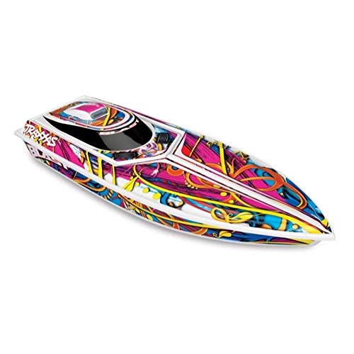 Traxxas 1/10 Scale Blast Boat Remote Control Boat, Multi-Color, 1/10 - //coolthings.us