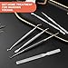 BEZOX Ingrown Toenail Removal Kit - Toenail Lifter and Thick Toenails File, Stainless Steel Pedicure Tools - 6PCS Nail Correction Set