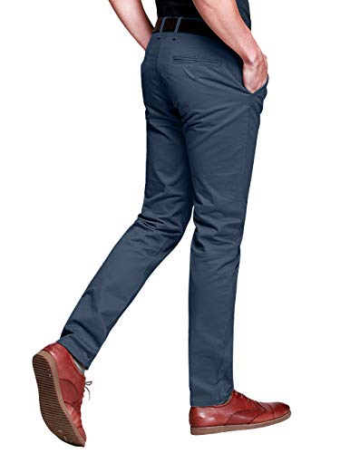 Image of Match Mens Regular-Fit Casual Flat Front Chino Pants