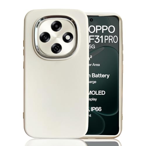 KC Chrome Metal Ring Case for Oppo F31 Pro 5G - White - Image 2