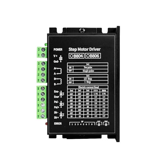 Pilote de moteur pas à pas 80V pour éliminer les pertes de pas sur machine terminale B804