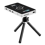 Projektor: CSQ hat unseren Pico-Projektor auf 1500 Lumen mit einem Kontrastverhältnis von 2000: 1 aufgerüstet, 50% heller und schärfer als vergleichbare LED-Pico-Miniprojektoren auf dem Markt. Hochwertiger DLP-Full-HD-Projektor mit hochauflösendem Display akzeptiert Full HD 1080p 4K-Videoquellen und skaliert den Inhalt automatisch auf die WVGA-Auflösung.