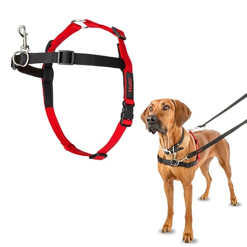 Halti Front Control Harness - Stop Your Dog Pulling on the Leash. Adjustable, Lightweight and Easy to Use. Anti-Pull Dog Training Harness for Large Dogs (Size L)