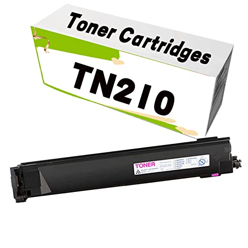 Image of RTEUYH TN210 TN210K TN210C Toner Cartridges Replacement for Konica Minolta TN210 8938-509 8938-510 8938-511 8938-512 Toner Cartridge for Konica Minolta BIZHUB C250 C252 Magenta