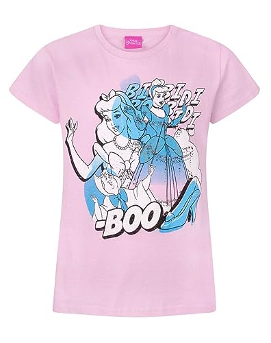Image of Disney Cinderella Bibbidi Boo Girl's Kids Pink T-Shirt Top