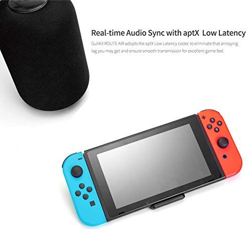 Gulikit Route Air Bluetooth Audio Usb Adapter Transmitter For Nintendo Switch & Lite Ps5 Ps4, Usb-C To A Wireless Connector, Easy To Connect With Airpods And All Bluetooth Speakers/Headphones(Black) #TOP5