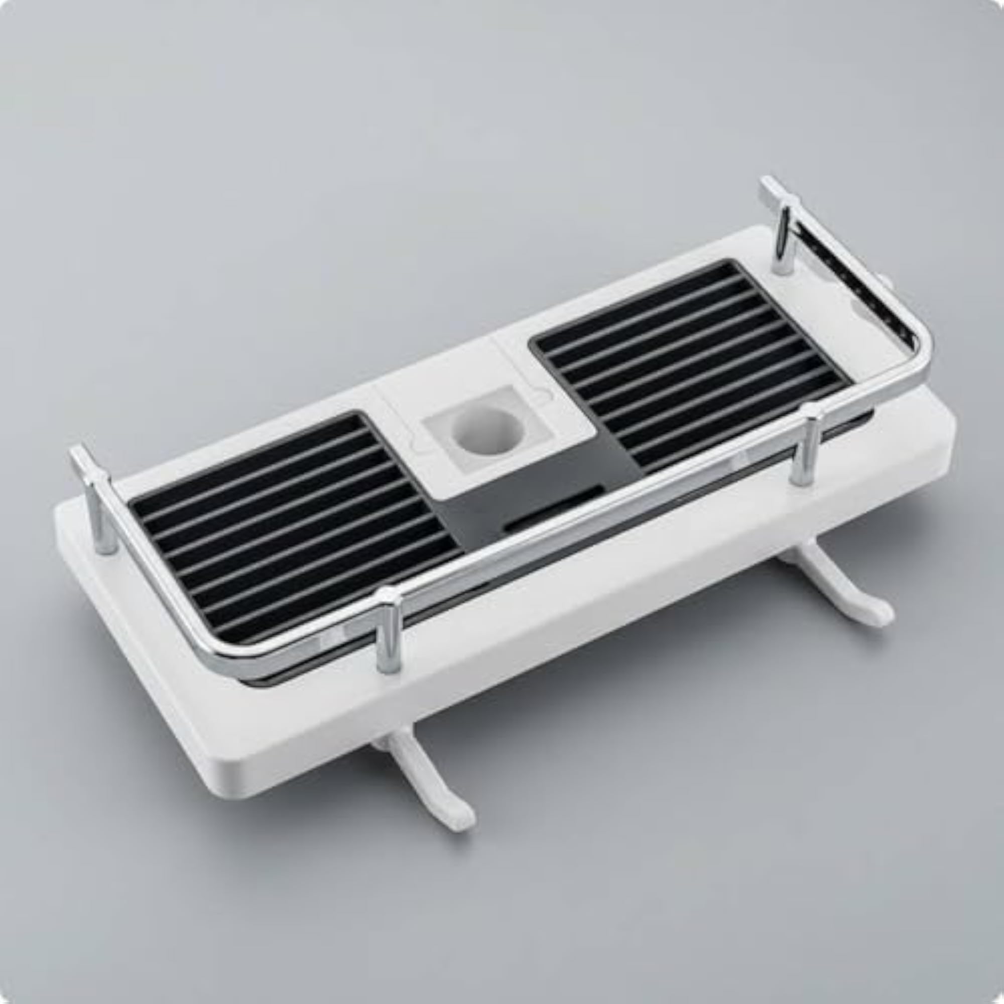 Multi-Functional Shower Slide Bar Shelf, Easy Installation