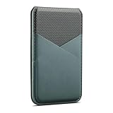 Retro Foldable Wallet for Credit Cards & Phone Holder Featuring Closure Easy Storage PU Leather Case