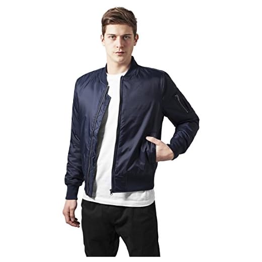 Urban Classics Basic Bomber Jacket Azul