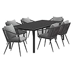 OUTLIV. Alex Gartenmöbelset 7-teilig Dekton Anthrazit