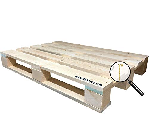 Pallet epal 120x80 in legno di abete di qualità, creati a mano, bancali nuovi mai usati, con ottima finitura ideale per arredo interno e esterno, non verniciati