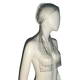 Elegante bufanda de red con adornos de cristal, pañuelo único con diamantes de imitación brillantes para escenario, accesorio elástico para el cabello
