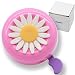 EONMIR Kids Bike Girl's Bicycle Bells,Toddler Bike Parts,Bike Horn Accessory Flowers(Pink)
