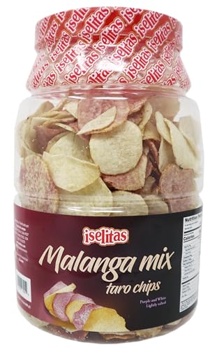 Iselitas Malanga Mix, Taro Chips, Purple and White Lightly Salted 14.10 oz