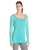 Calvin Klein Performance Women's Dip-Dyed Burnout Hoodie Top