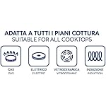 Moka Ciao Induction Coffee Maker, 3-Cup Capacity, Compatible with Induction Hobs. Included 15 Blue Blend pods - Image 3