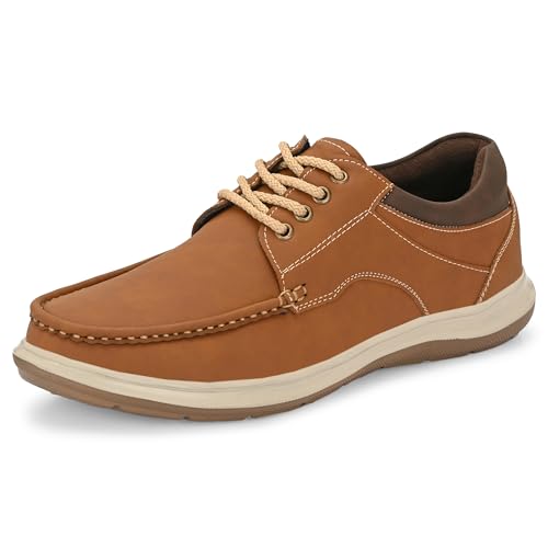 Image of Centrino Penny Loafers for Men | Shoes for Man Stylish | Casual Slip-On with Cushioned Insole | Lightweight Comfortable Mens Loafer Shoes | Hand-Stitched Moccasin Design | Slip On Shoes for Man Daily (9784)