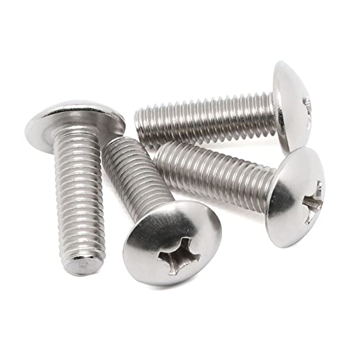 Mewudecor #8-32 X 1/2 Inch Truss Head Machine Screws, 304 Stainless Steel 18-8 thumb #7