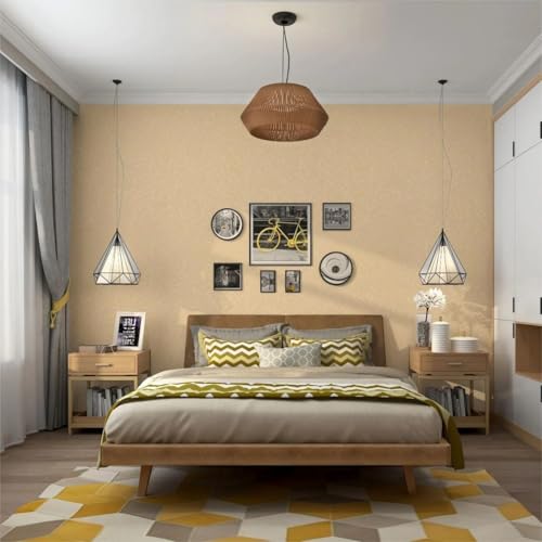 Image of Peel and Stick Wallpaper for Walls (45x300 cm) Pack of 1 | Waterproof Self Adhesive PVC Wallpaper for Bedroom, Living Room, Home, Office & Cupboard (Gold Textured)