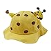 YUYOUG Enfant en Bas âge Bébé Enfants 3D en Peluche Girafe Chapeau de Pêcheur Protection Solaire Pour L'été en Plein Air ModèLe D'Impression Chapeau de Soleil