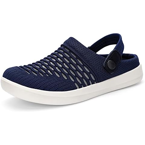 HKR Women's Memory Foam Clogs with Strap Cover