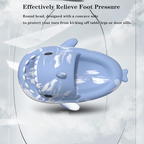 Jfxgjuv Sharklas Polares Originales, Sharklas Originales, Sharky Chanclas, Chanclas De Tiburon, Shark Slides Sandals for Women and Men2