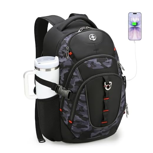 Swissdigital Laptop Backpack with USB Support
