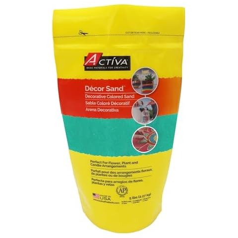 ACTIVA Decor Sand, 5-Pound,Vivid Green,14558 Cover