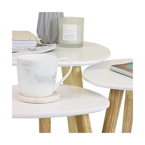 Hartleys Retro Nest of Tables - Choice of Colour - Image 5