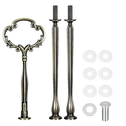 Poignées pour présentoir à gâteaux à 3 étages pour décoration de table de mariage champêtre - 2
